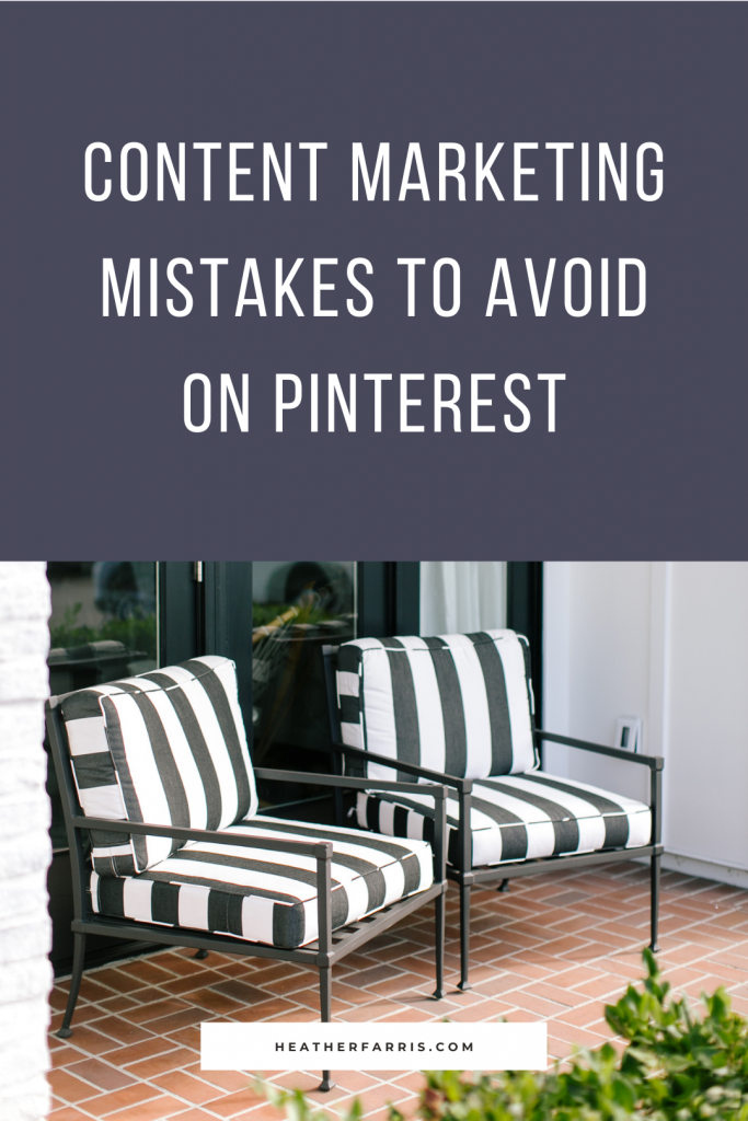 Content Marketing Mistakes To Avoid On Pinterest