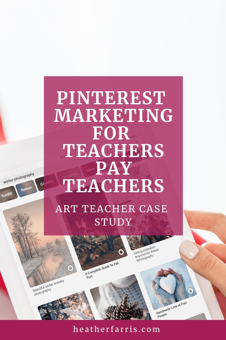 Pinterest marketing for teachers pay teachers