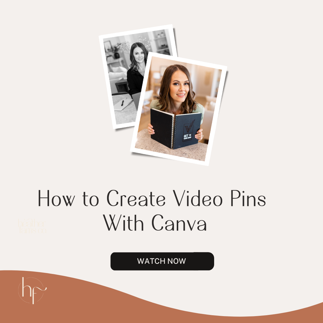 how to create video pins with Canva