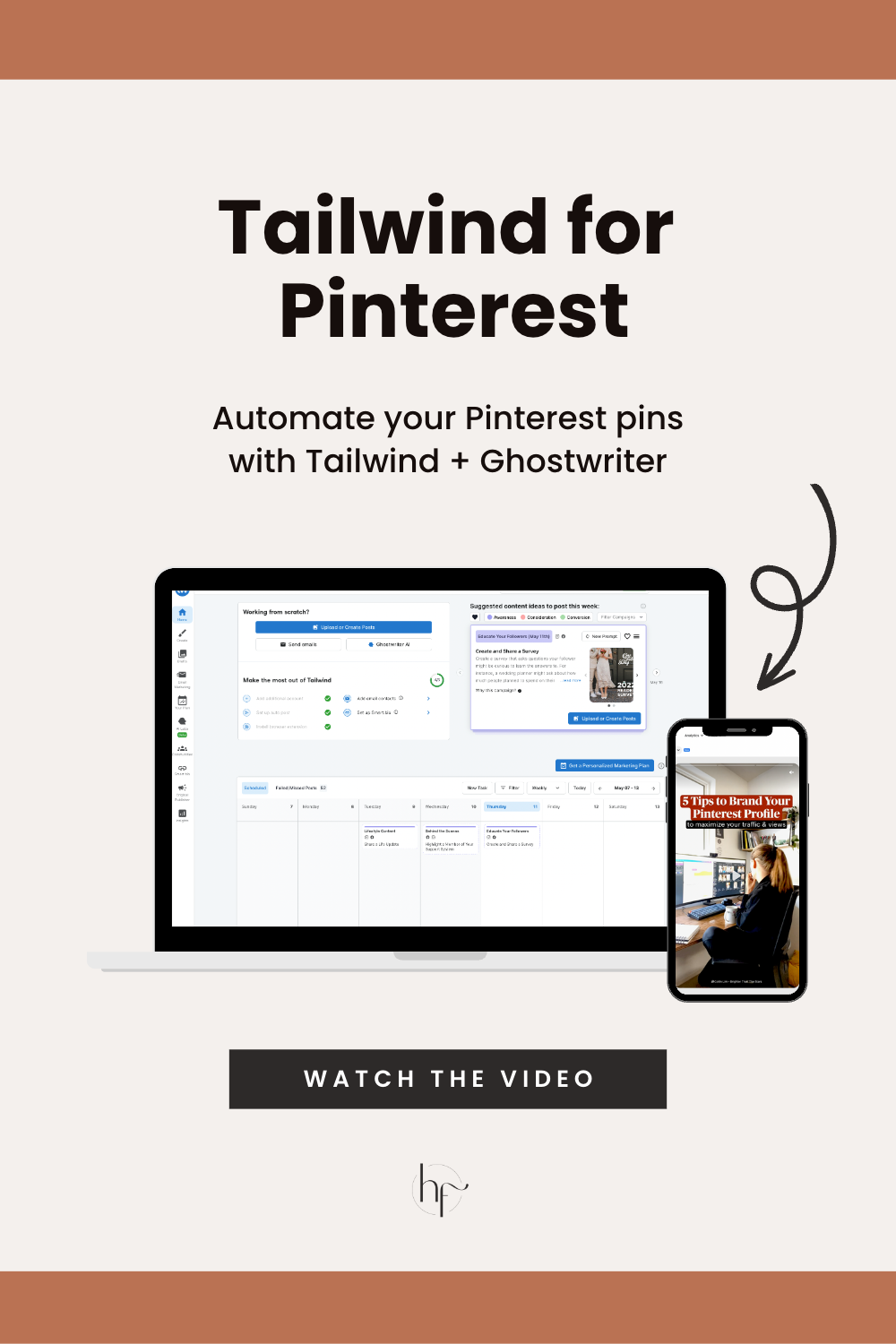 How to Use Tailwind for Pinterest & Automate Your Pins in One Hour Per Week (OR LESS)