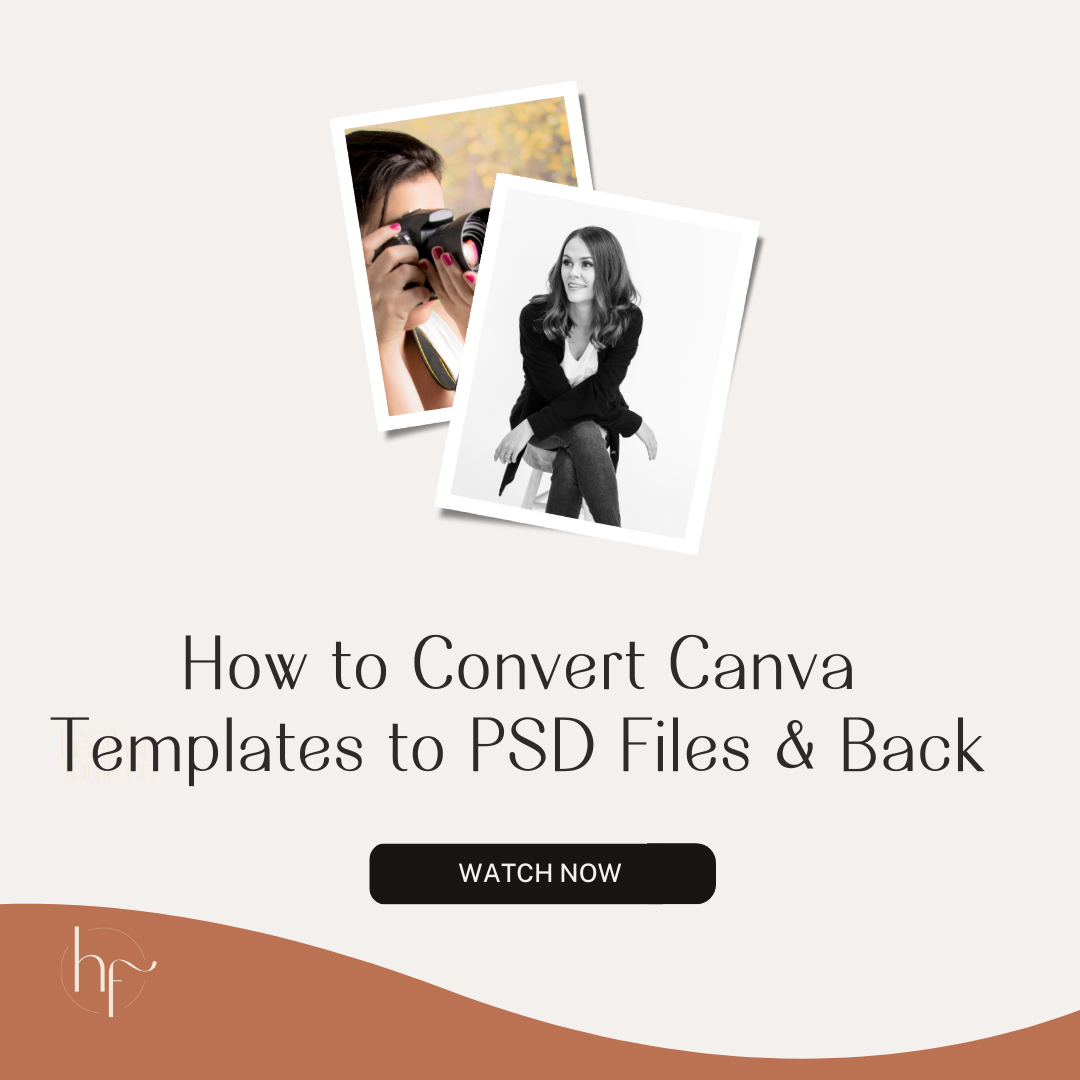 How to Convert Templates from Canva to .PSD to Open in Photoshop for FREE