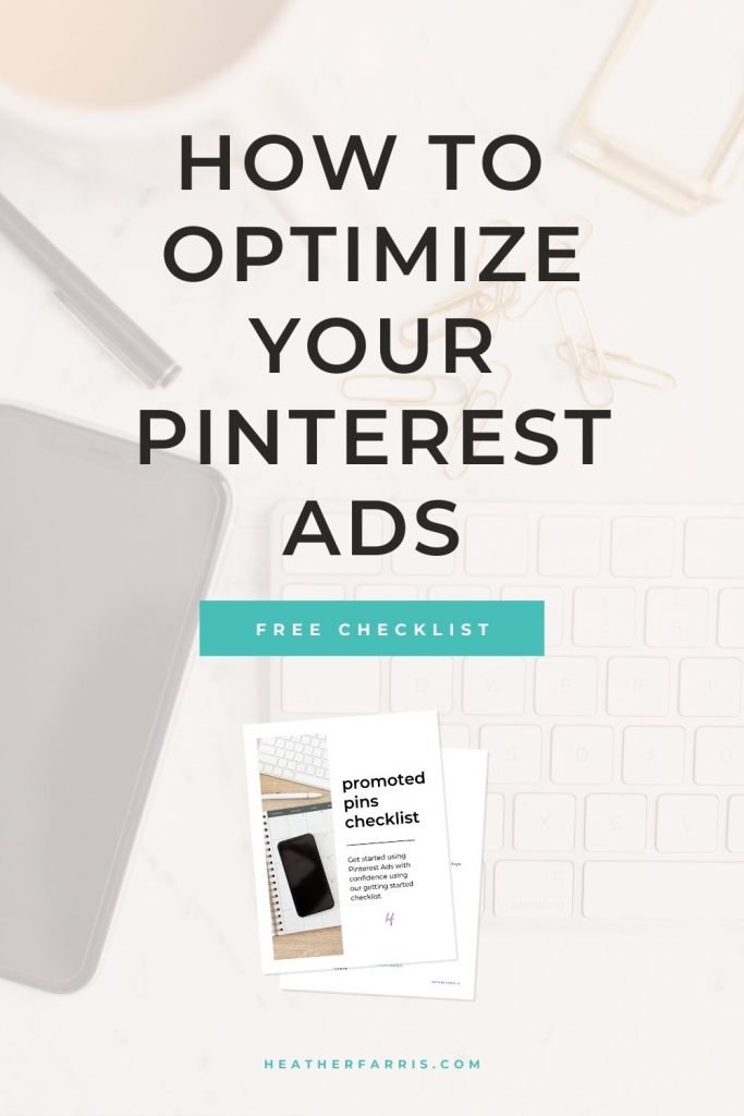 How do you optimize Pinterest ads? I have a lot of comments and emails coming from YouTube on this topic. I got my ads running but now I need to know how to optimize them. I was half tempted to not write this post because this is what people pay me to do for them. I want to share what metrics to track and common pitfalls you can avoid when running your ads.