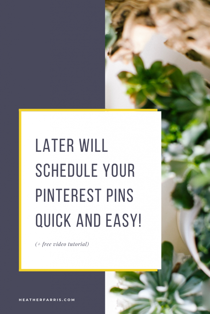 How to Use Later to Schedule Your Pinterest Pins | Have you ever considered using Later for Pinterest scheduling? Well, today may change your mind on which Pinterest scheduler you want to use.