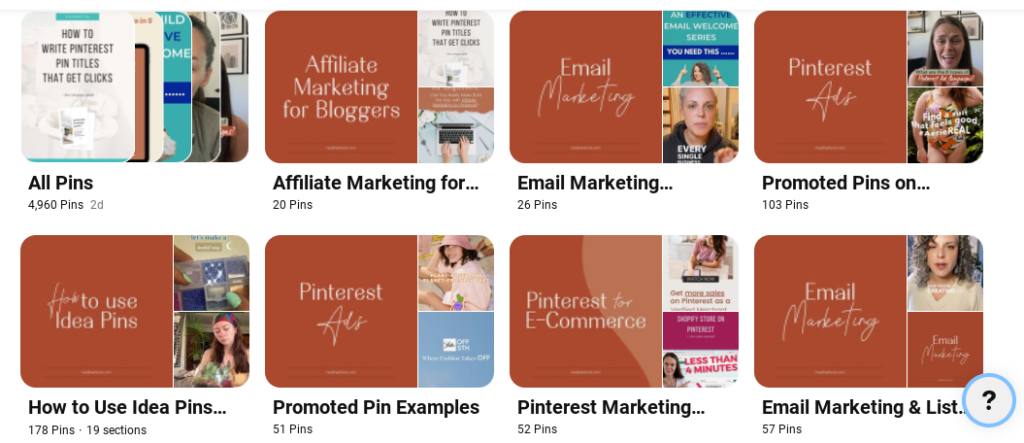 board covers Pinterest For Total Beginners