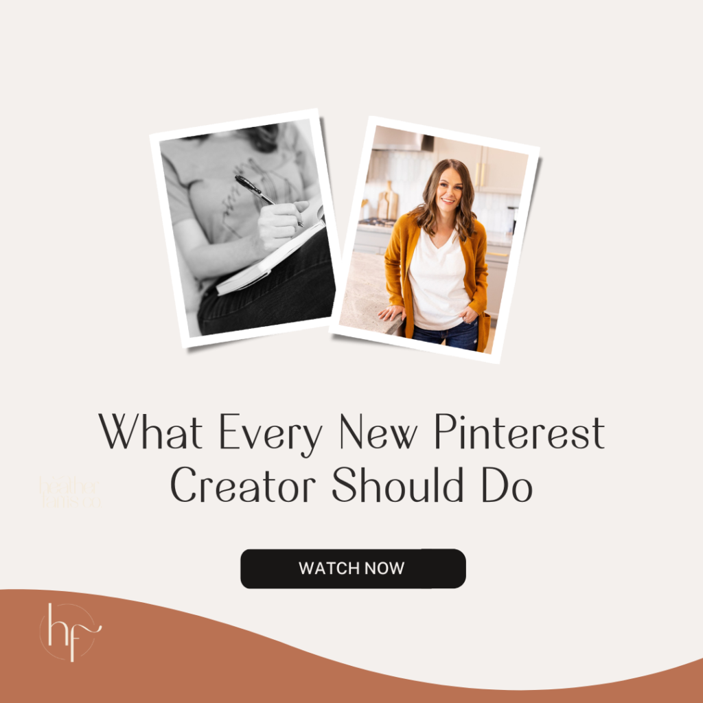 What Every New Pinterest Creator Should Do