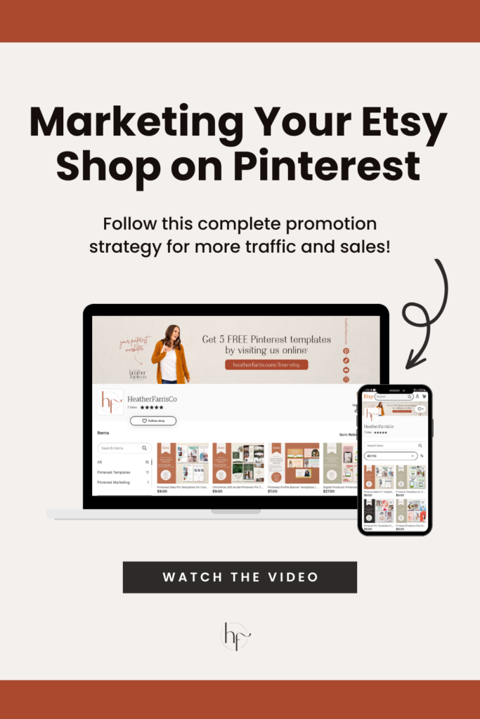 etsy shop marketing on Pinterest