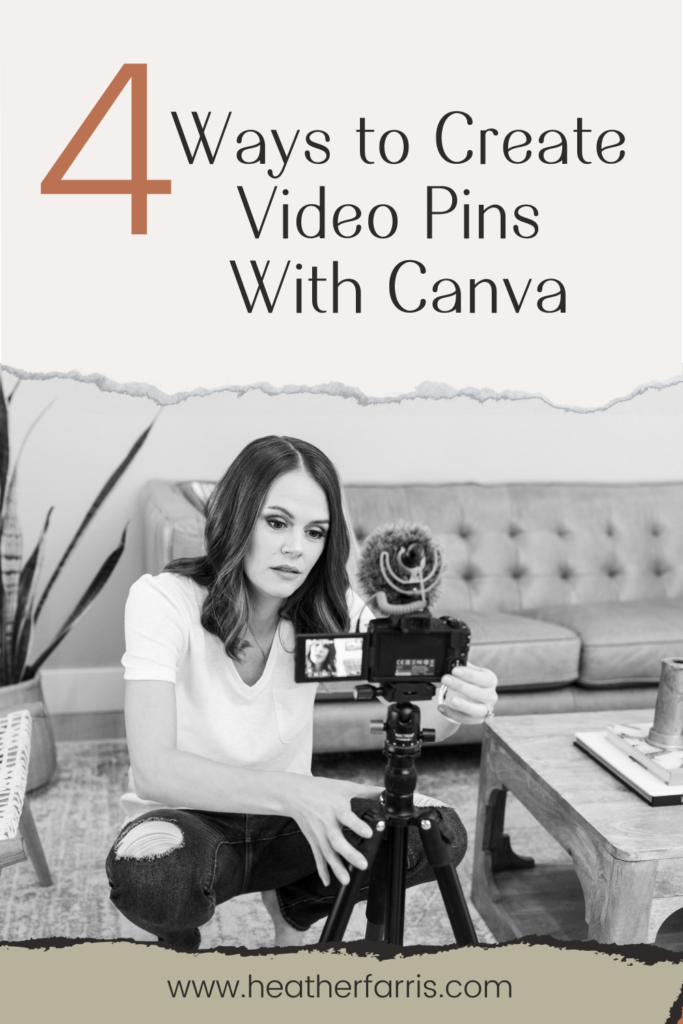 4 ways how to make video pins for Pinterest