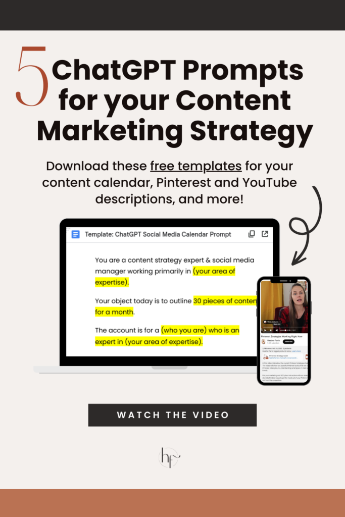 5 ChatGPT Prompts For Content Marketing