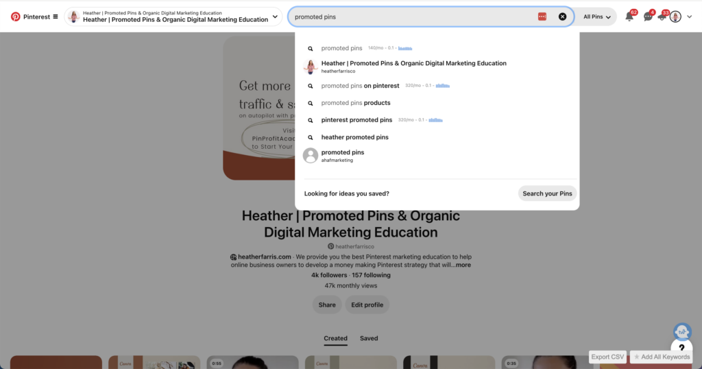 Pinterest Profile Audit: How to Improve Your Profile - Heather Farris & Co.