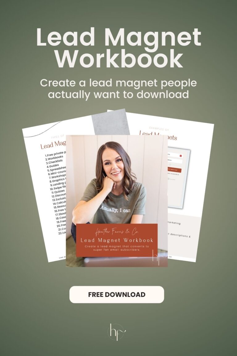 How to Create a Lead Magnet That Converts in 4 Easy Steps - Heather ...