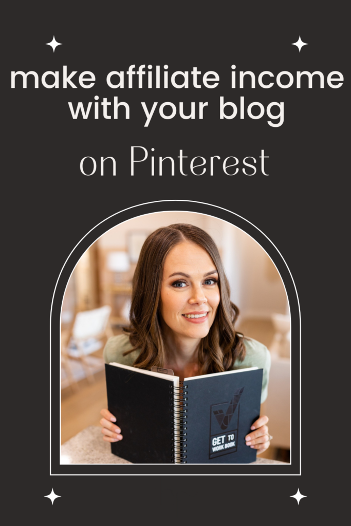 make affiliate income with your blog on pinterest
