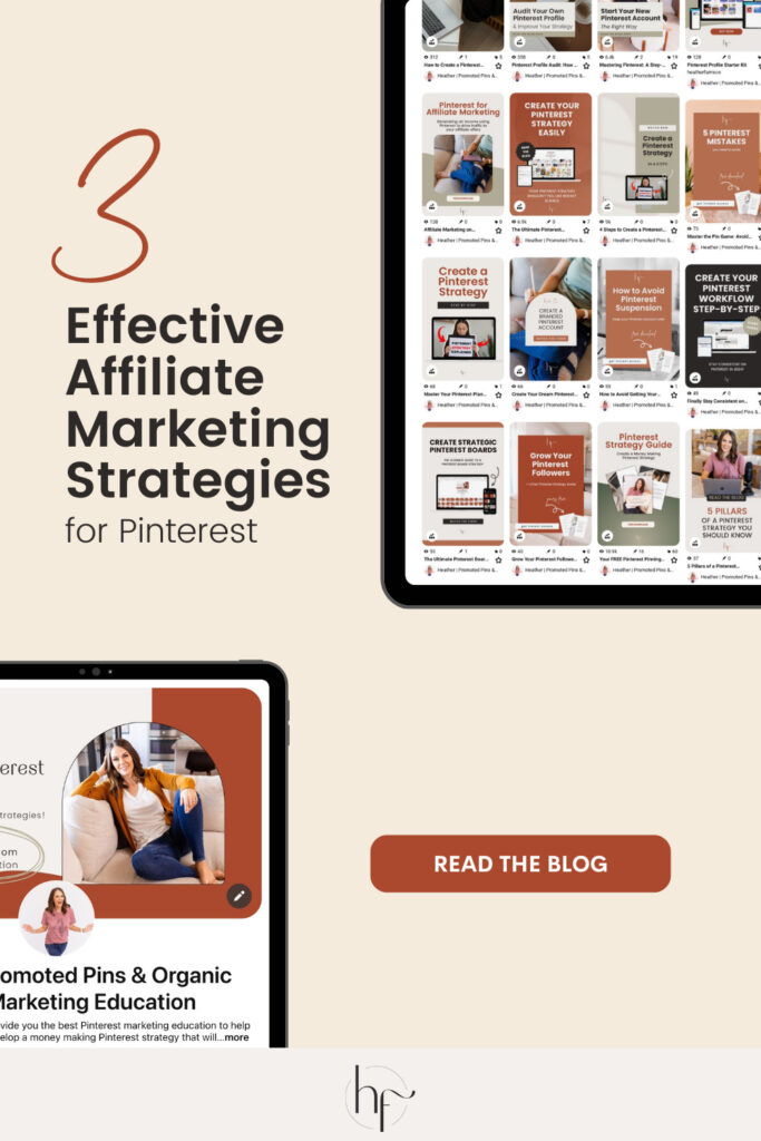 three effective affiliate marketing strategies for pinterest