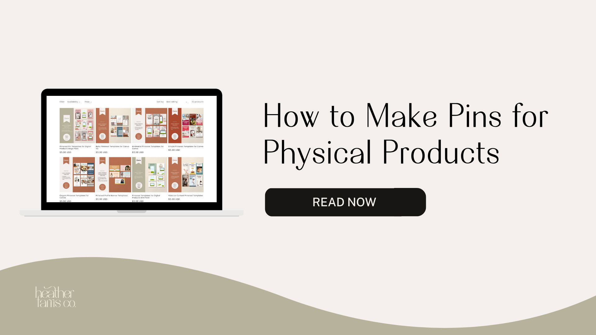 How to Make Pinterest Pins for Physical Products