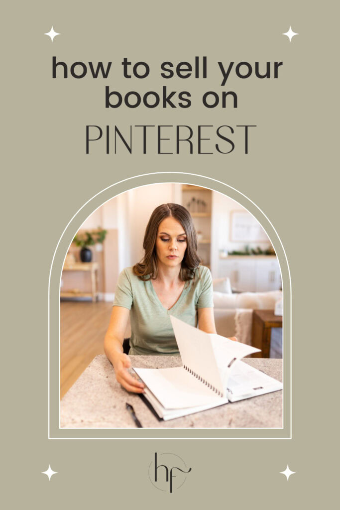 how to sell your books on Pinterest