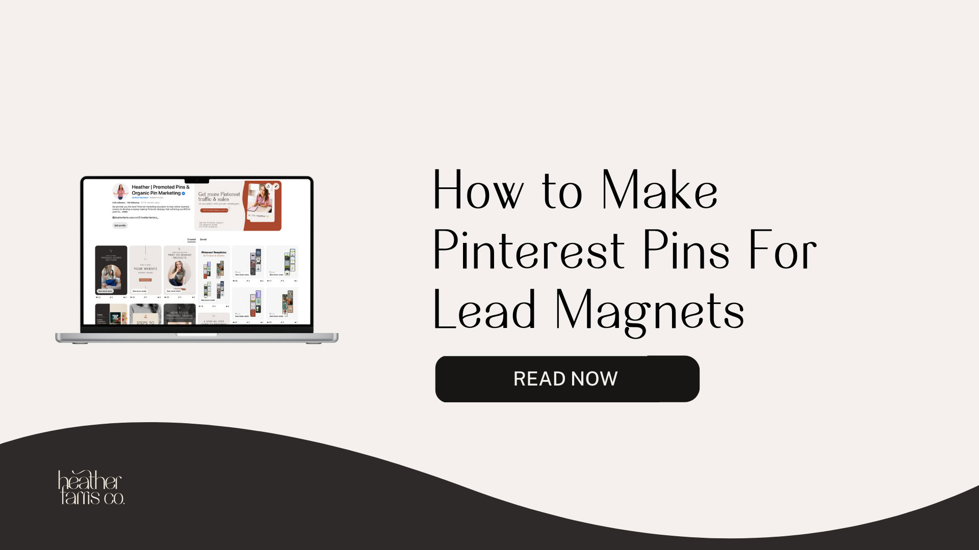 how to make Pinterest pins for lead magnets