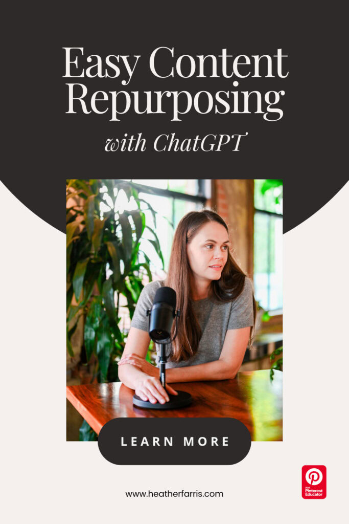easy content repurposing with chatgpt