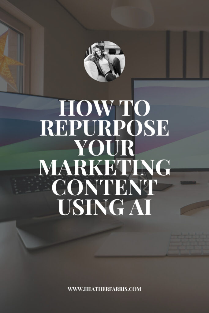 how to repurpose your marketing content using ai