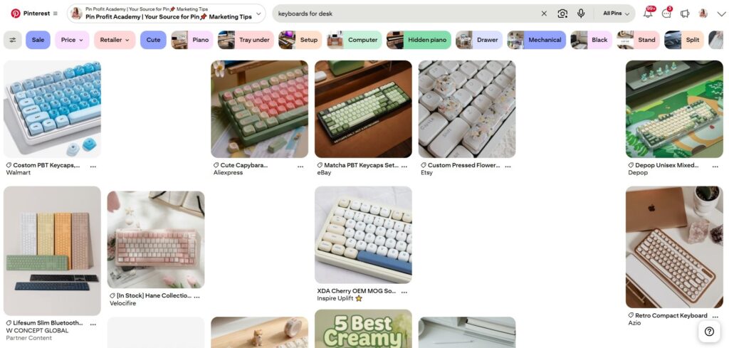 weak affiliate pins