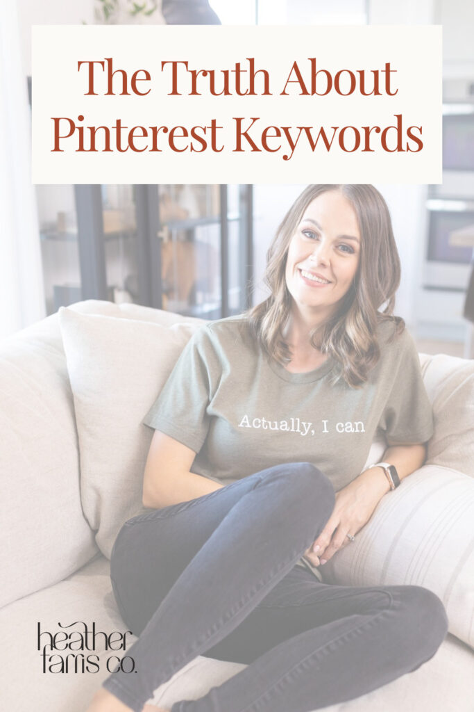 the truth about Pinterest keywords