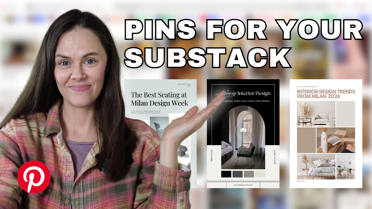 Pinterest strategy for Substack writers