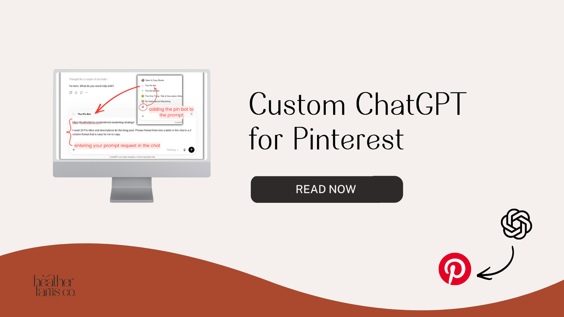 custom ChatGPT for pinterest