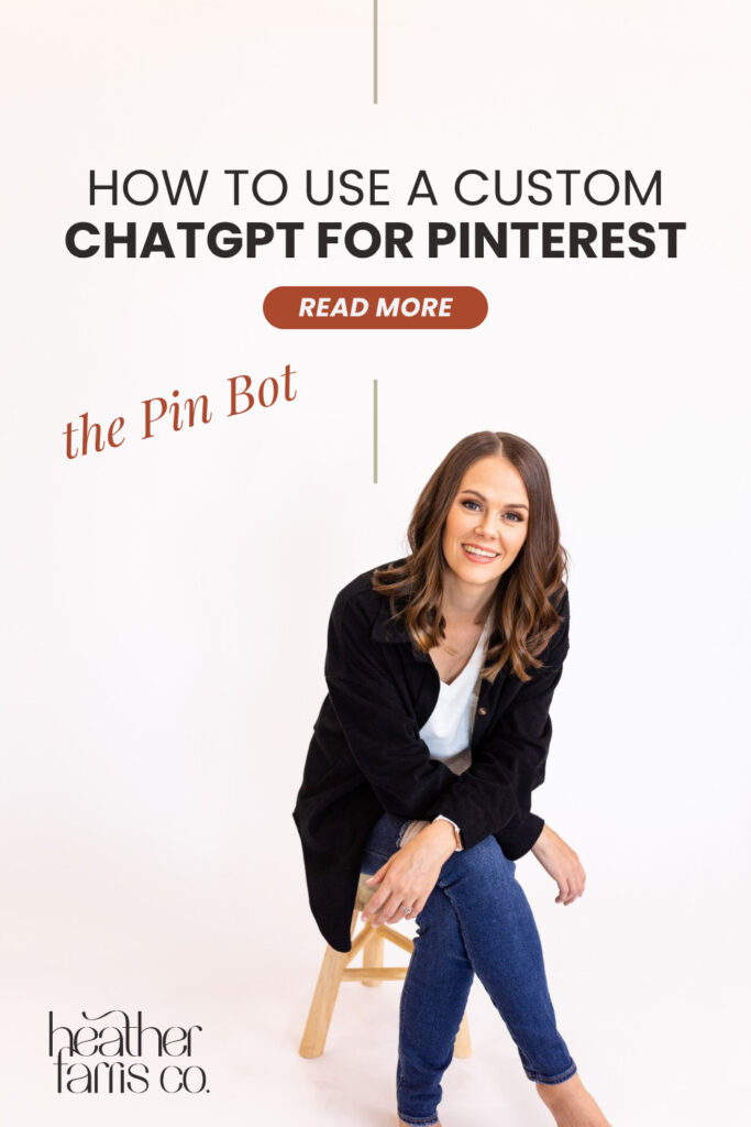 how to use a custom chatgpt for pinterest