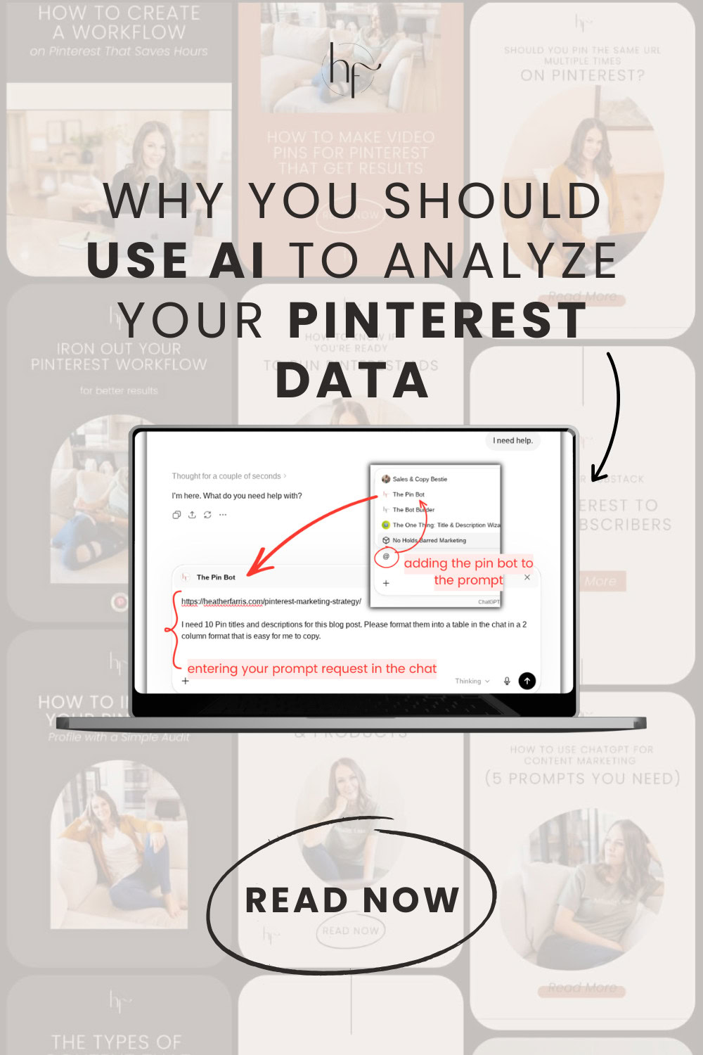 Pin Bot: The Custom ChatGPT for Pinterest