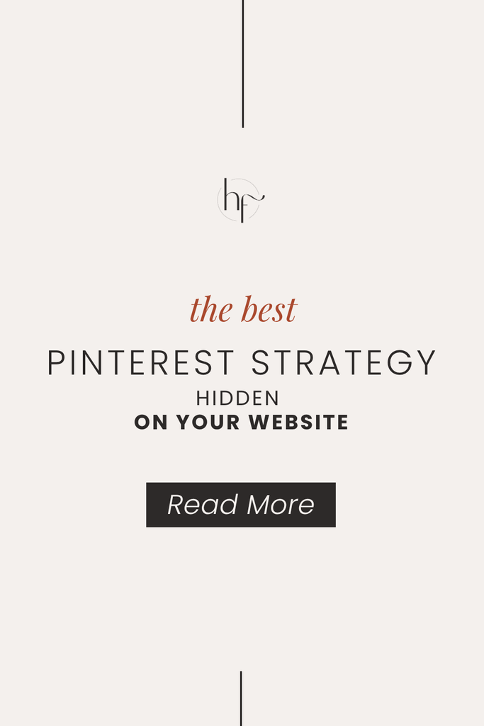 the best Pinterest strategy hidden on your website