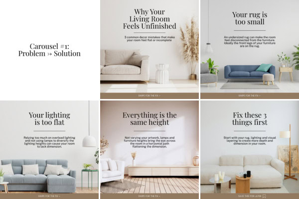 Pinterest carousel pins blog imagery